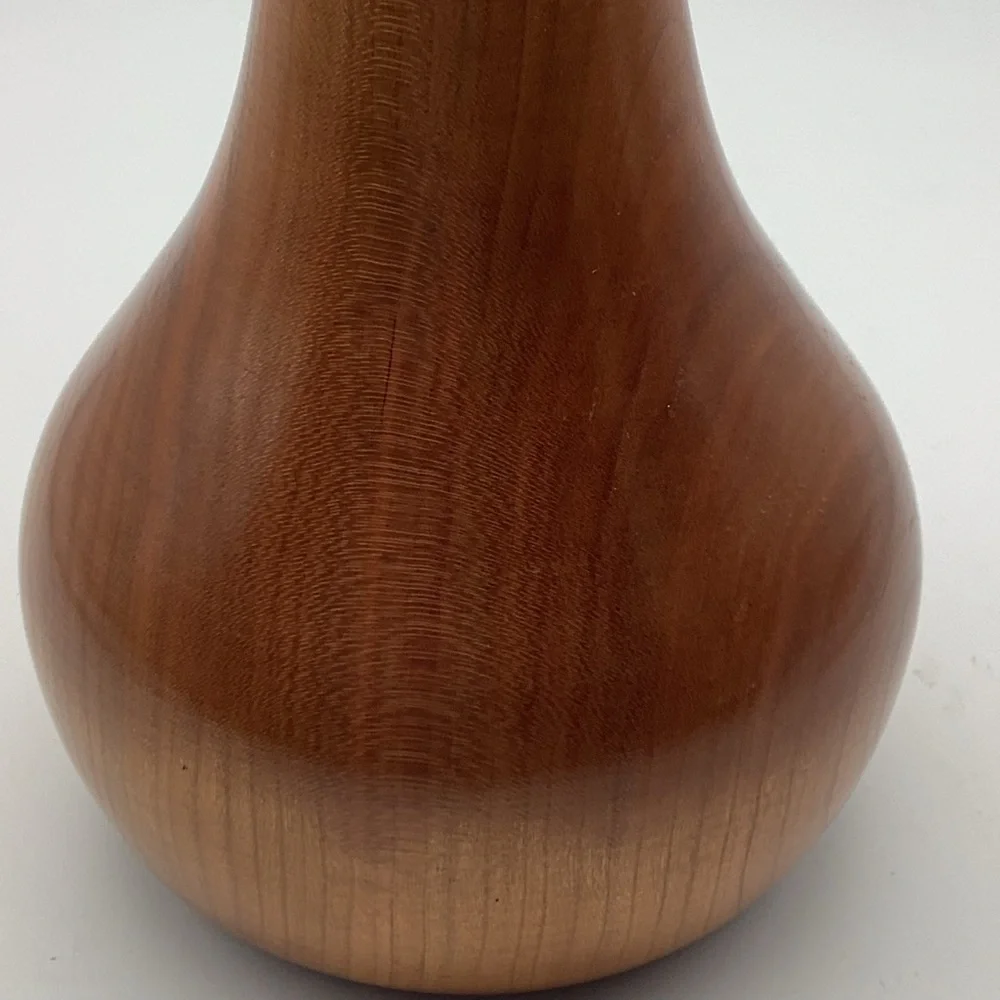 Wooden 7 1/2” Vase